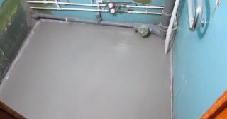 Наливной пол в туалете Нижнеудинск, цена от 870 руб.